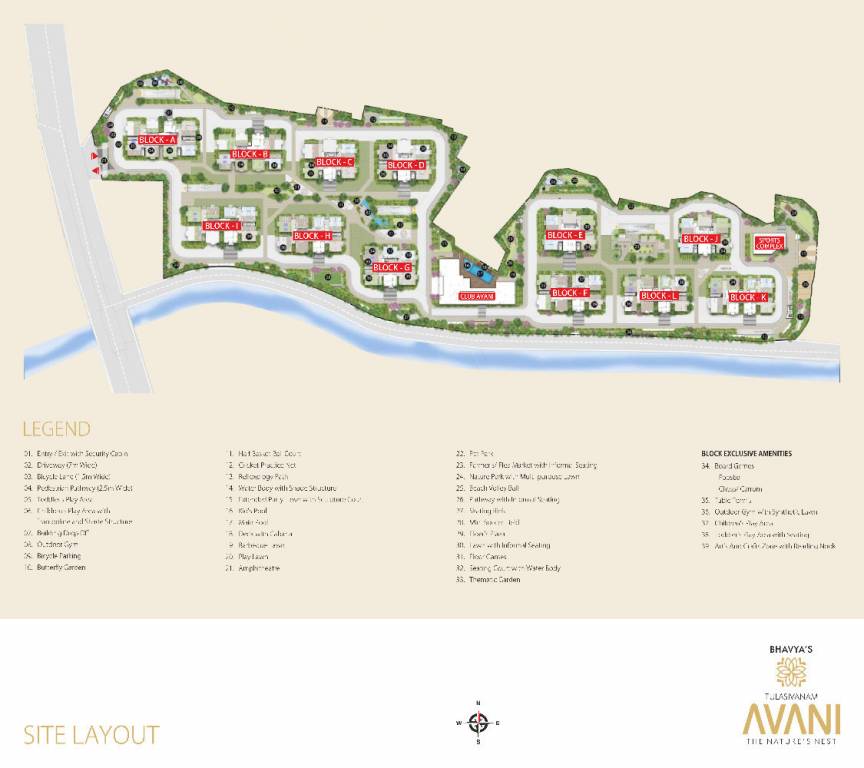  tulasivanam avani Layout Plan