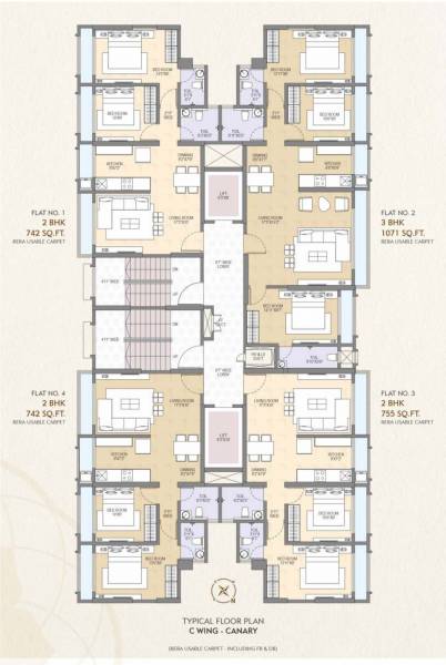  canary Tower B Cluster Plan