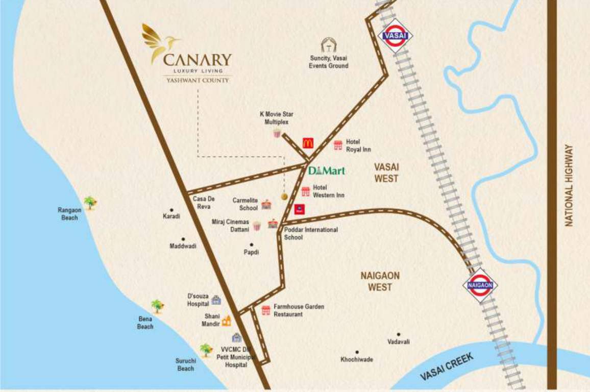  canary Location Plan