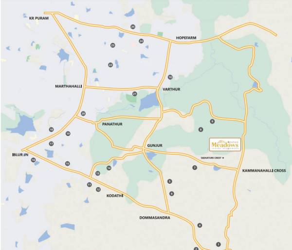  meadows Location Plan