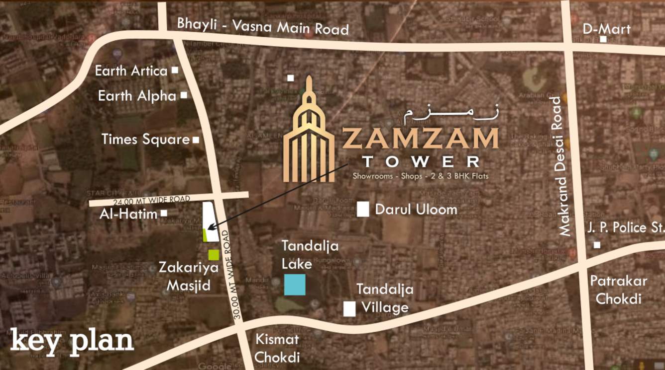  zam zam tower Location Plan