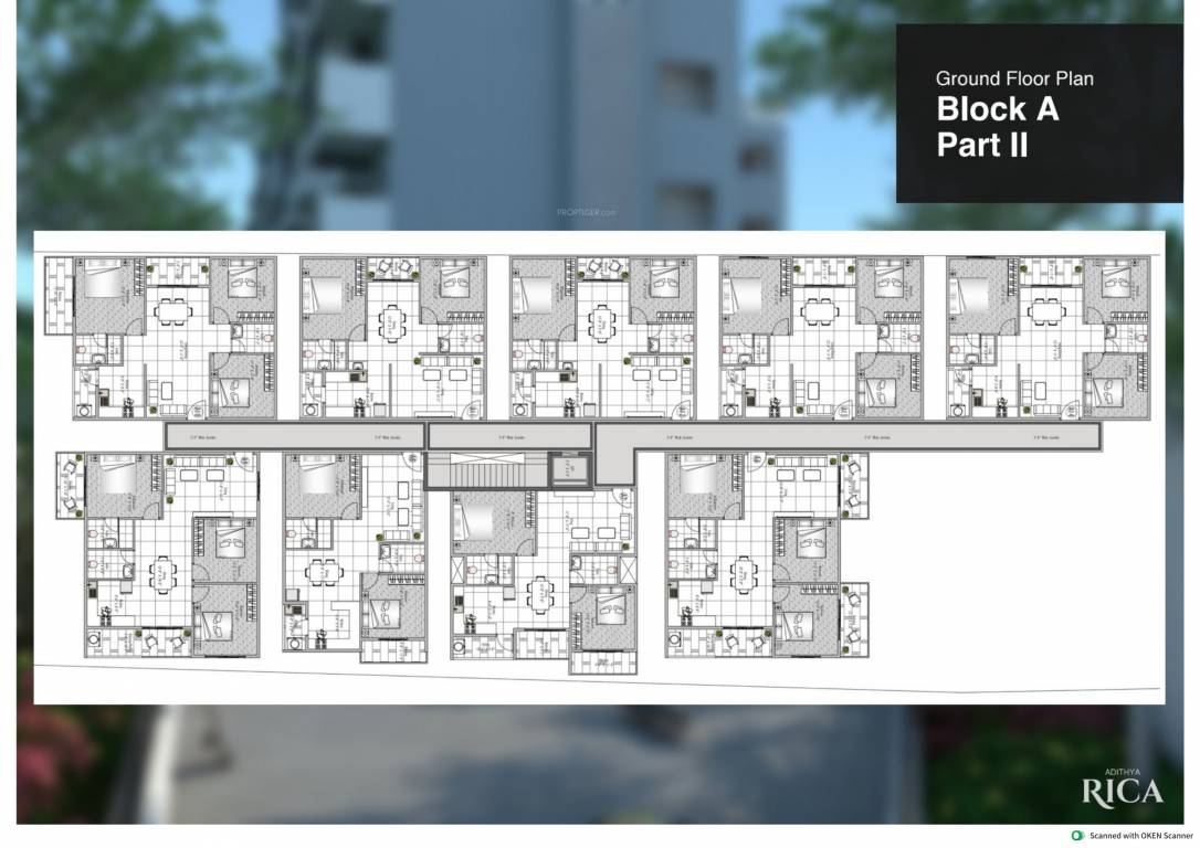  rica A Block Cluster Plan