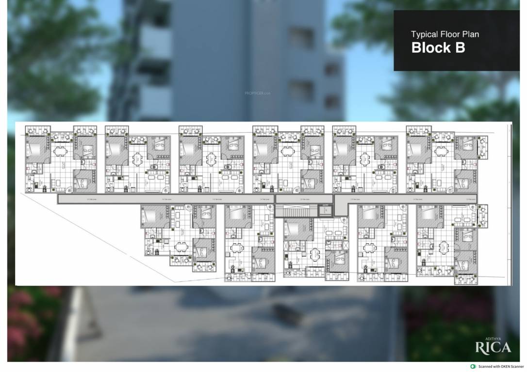  rica A Block Cluster Plan