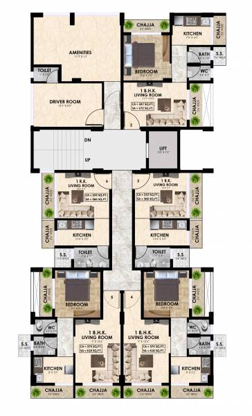  codename-fly-high Ruby And Pearl Cluster Plan for 1st Floor