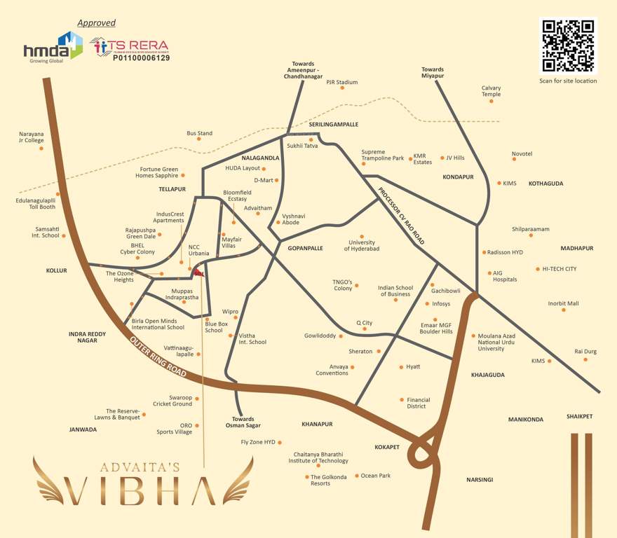  advaitas vibha Location Plan
