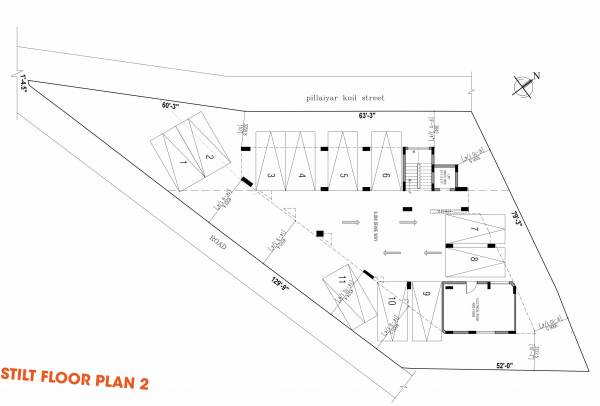  up-side-avenue UP Side Avenue Stilt Cluster Plan