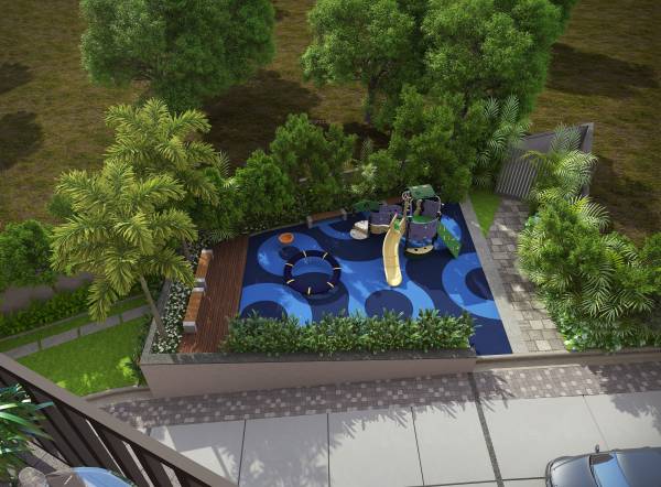 Children's play area pristine Children's play area