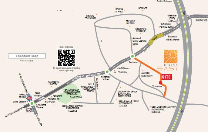  rising east Location Plan