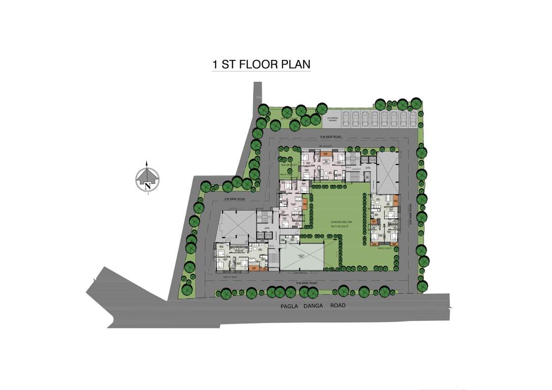  sanctorum The Sanctorum A Cluster Plan for 1st Floor