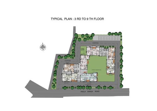  sanctorum The Sanctorum A Cluster Plan from 3rd to 9th Floor