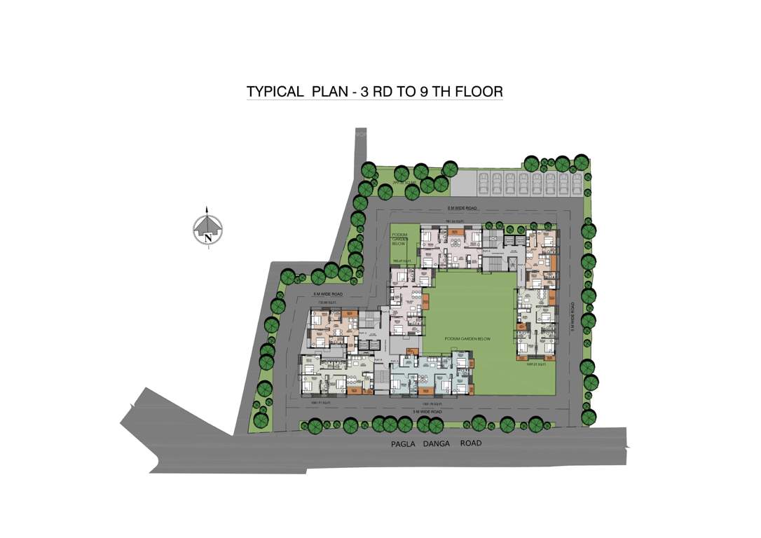  sanctorum The Sanctorum A Cluster Plan from 3rd to 9th Floor