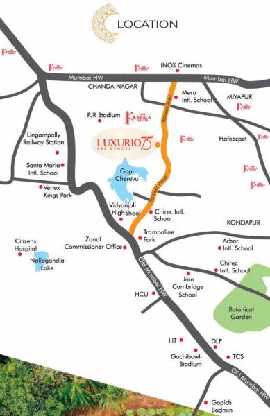  luxurio-75-residences Location Plan