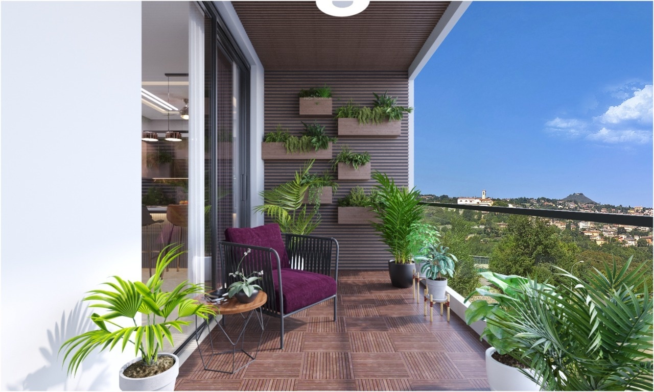  luxurio 75 residences Balcony