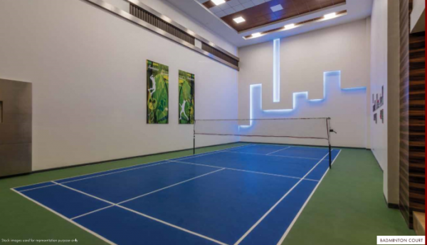 Badminton Court amenities of Regency Anantam