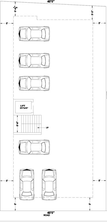  mahalaksmi flats Block B Cluster Plan For Ground Floor