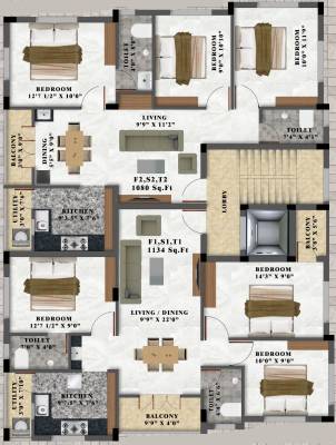  adira Adira Typical Cluster Plan