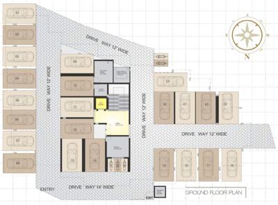  panchajanya-residency Chirag's Panchajanya Residency Cluster Plan for ground Floor