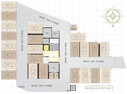  panchajanya-residency Chirag's Panchajanya Residency Cluster Plan for ground Floor