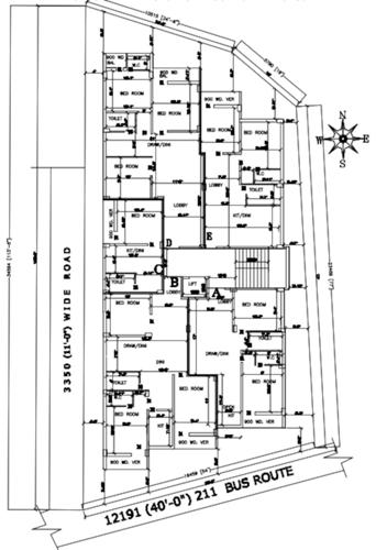  q-house Kappa Q House Cluster Plan from 1st to 5th Floor