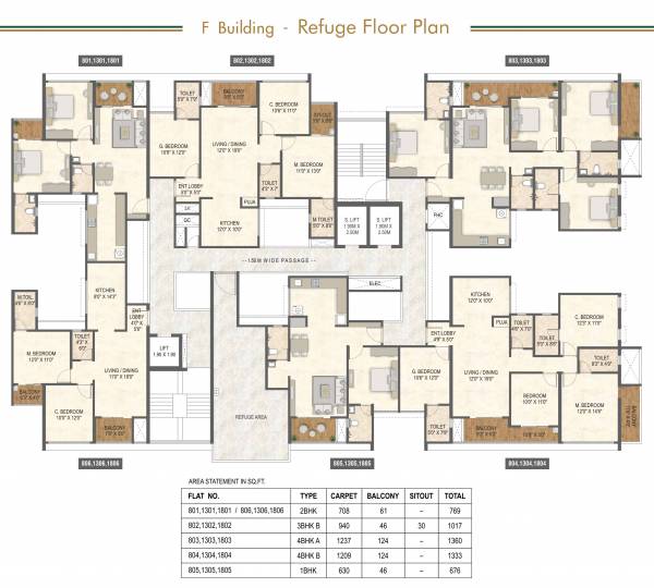  lush-residences TOWER F Refugee Cluster Plan