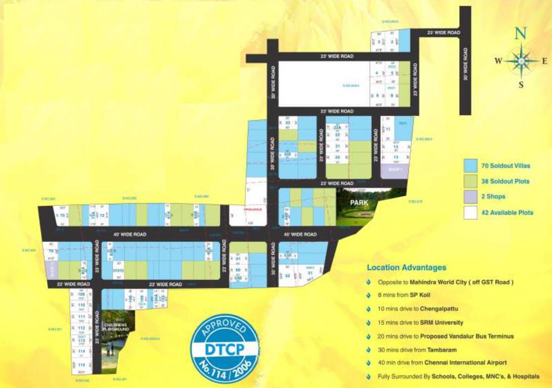  sree hayagrivar nagar Layout Plan