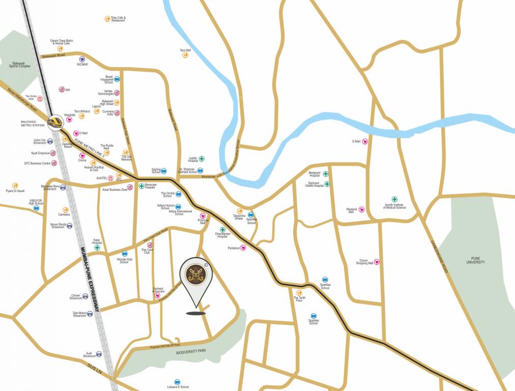 ornate Location Plan