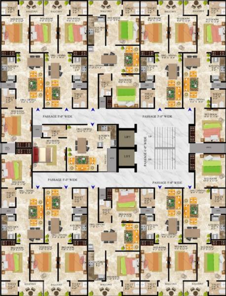  home-tech-global Home Tech Global Typical Cluster Plan