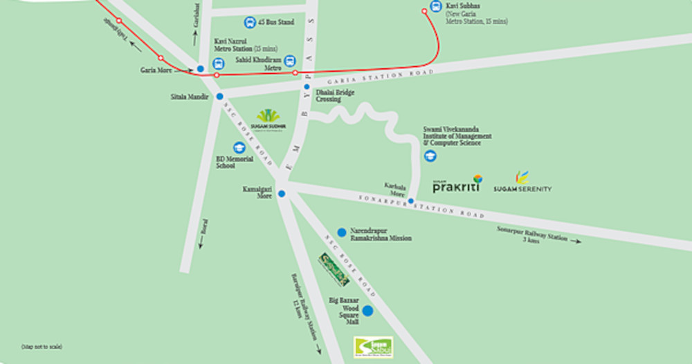  sugam prakriti Location Plan
