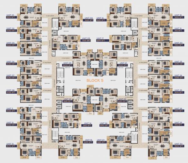  royal-orchids Royal Orchids Cluster Plan