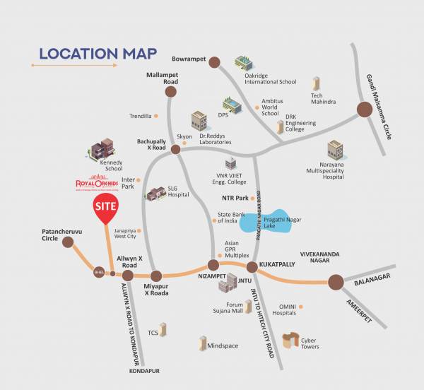  royal-orchids Location Plan