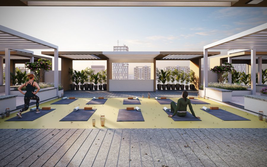  celestia Yoga/Meditation Area