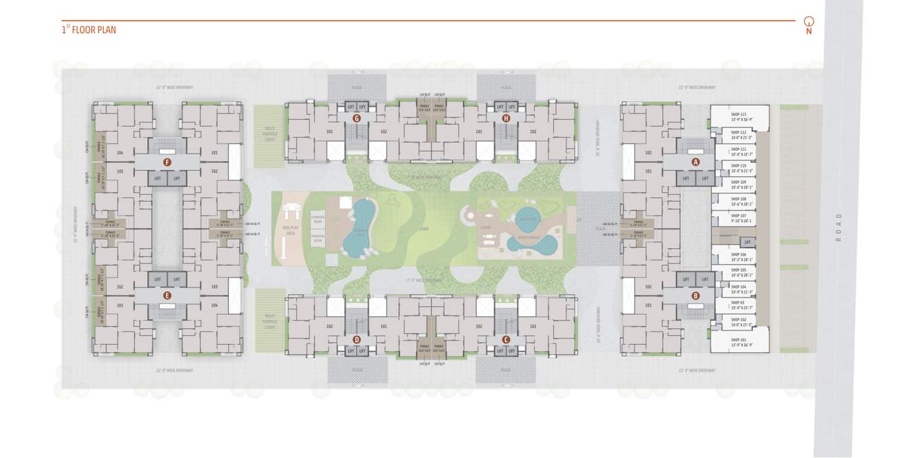  sharnam aayan Block A Cluster Plan