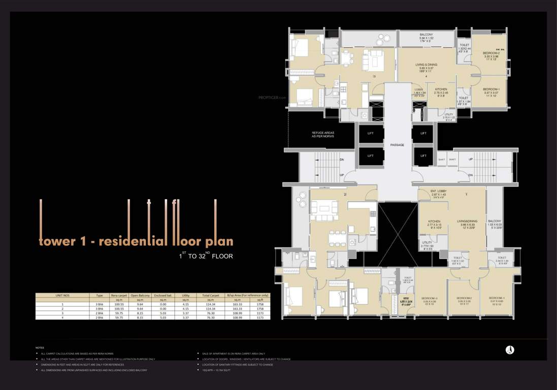 27 grand residences tower 1 27 Grand Residences Tower 1 Cluster Plan