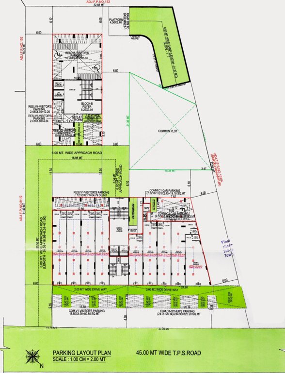  heights ii Block A Cluster Plan For Car Parking