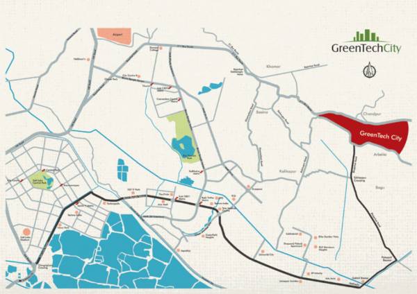  aqua-golf-villa Location Plan