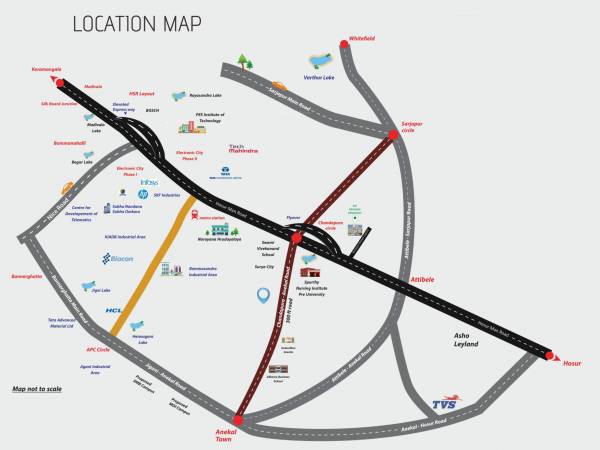  sai-srinvasa-residency Location Plan