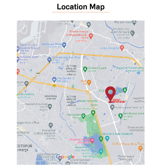  willow Location Plan