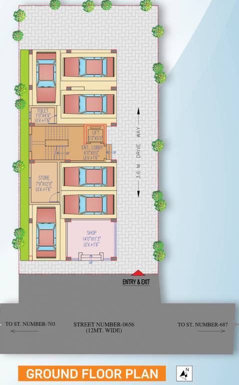  meadow Cluster Plan for ground Floor
