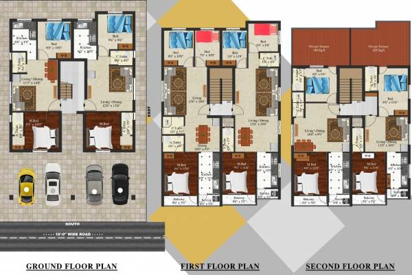  dasha Dasha Cluster Plan From Ground To Second Floor