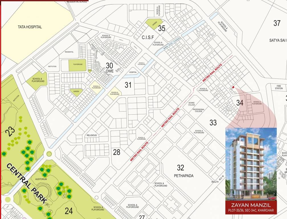  zayan manzil Location Plan