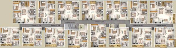 lakeview Block - A Typical Cluster Plan
