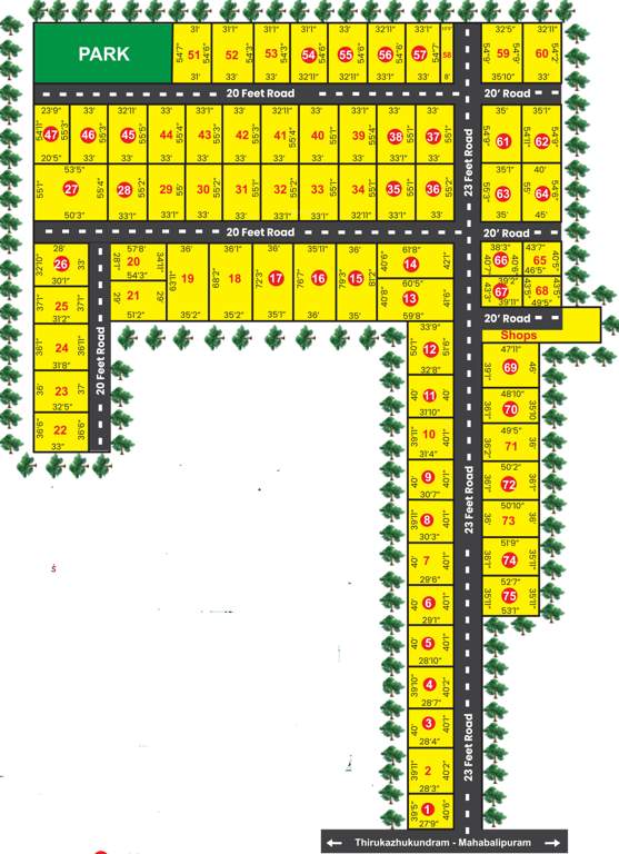  sri kamatchi nagar Layout Plan
