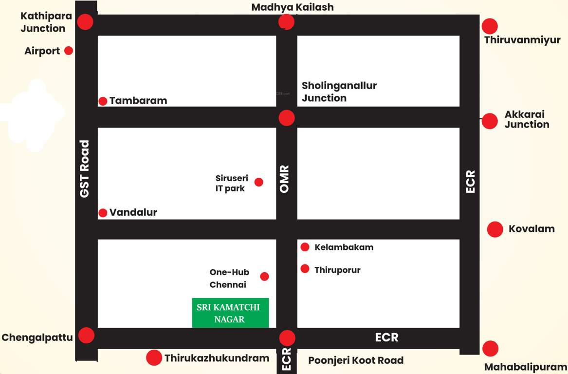  sri kamatchi nagar Location Plan
