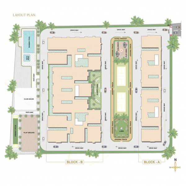  brundaavana Layout Plan