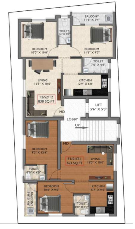  green square Green Square Cluster Plan from 1st to 3rd Floor