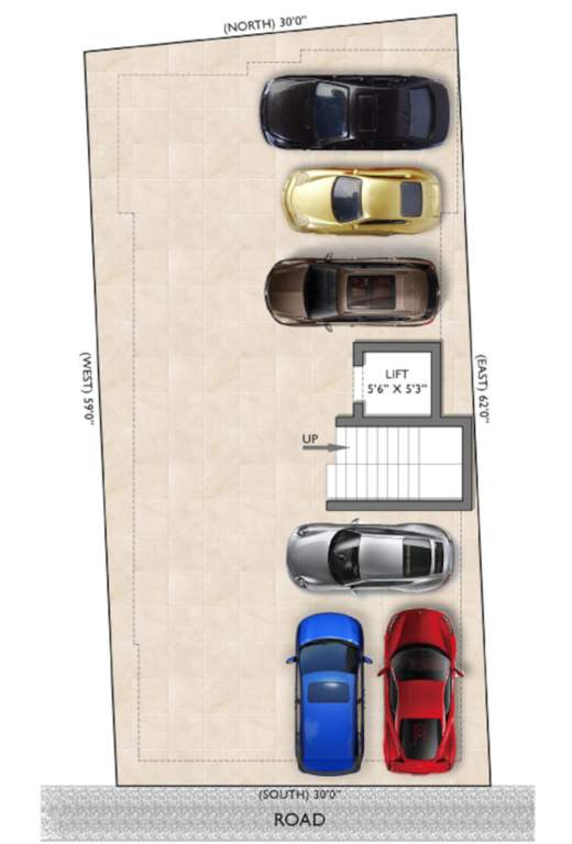  green square Green Square Stilt Cluster Plan