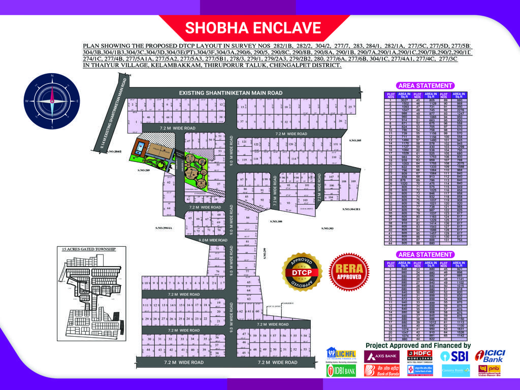  shobha enclave Layout Plan