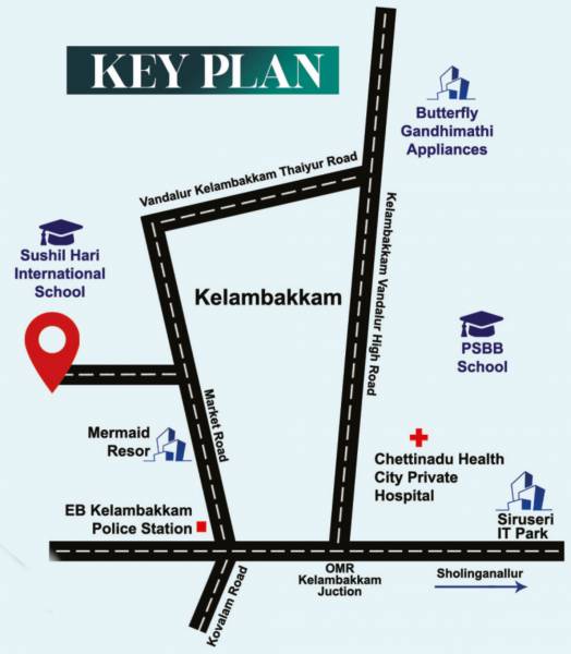  shobha-enclave Location Plan