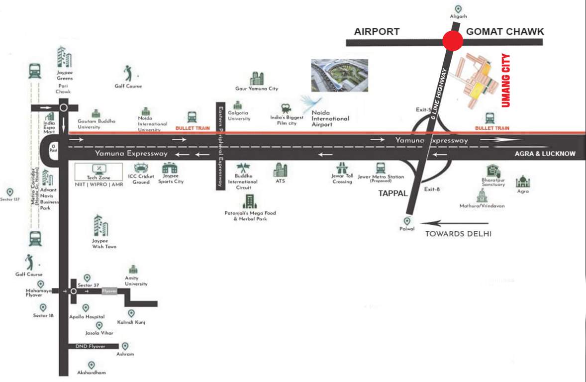  umang city Location Plan