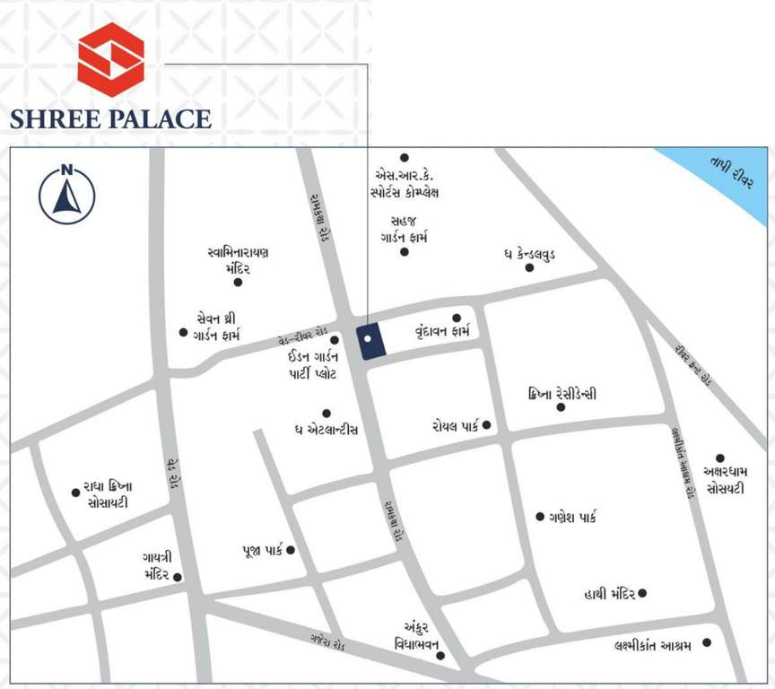  shree palace Location Plan